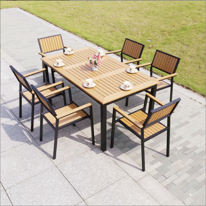 1 mesa larga 6 sillas 160*90*73cm