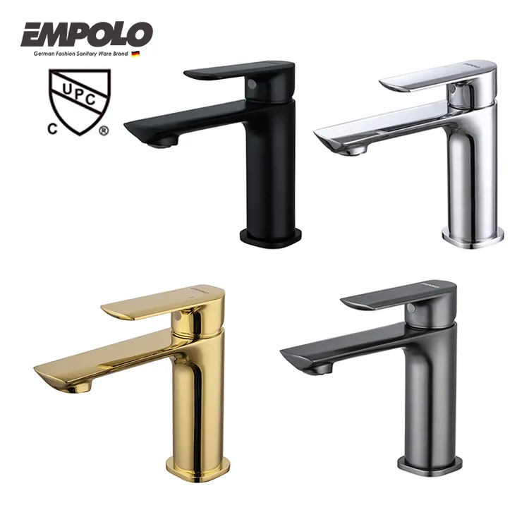 Empolo Kaiping Brass Designs Luxury Faucet Sanitary Lavatory Mixers Tap Health Vanity Sinks Water Bathroom Basin Faucets