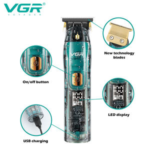 Cortadora de Pelo Eléctrica VGR V-961 IPX7 Resistente al Agua, Recortadora de <span class=keywords><strong>Barba</strong></span> Profesional, Recargable e Inalámbrica para Hombres - Product Image 3