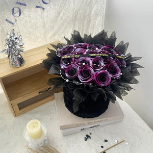 Simulation rose holding a hug bucket aromatherapy flower soap bouquet graduation season birthday <b>gift</b> holiday hand bouquet - Product Image 6