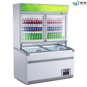 Vitrine Réfrigérée Combinée à Congélateur Horizontal Sans Givre pour Boissons et Crèmes Glacées – Vente en Gros Usine - Product Image 3