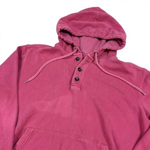 Custom Acid <b>Wash</b> Men's Solid Fleece Hooded Pullover Hoodie Regular Fit Knitted Long Sleeve Pocket Casual Streetwear 100% Cotton - Product Image 5