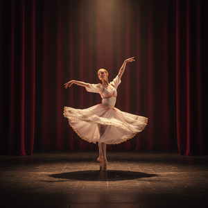 Vestido de Ballet Romántico Aurora, Color Blanco Hueso, Traje de Danza para Actuaciones en Escenario, Disfraz de Ballet Profesional Flora para Niñas - Product Image 4