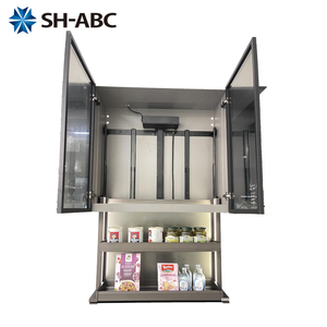 SH-<span class=keywords><strong>ABC</strong></span> SH-CGSJ-500 Cesta de Vino Inteligente de Aluminio para el Hogar, Accesorios Modulares Inteligentes para Gabinetes de Cocina con Elevación, Listos para Ensamblar - Product Image 4