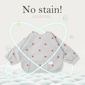 Baberos Impermeables para Bebés, Baberos Tipo Bandana con Mangas Completas para Niñas, Baberos para Saliva, Paños para Eructos para Niños Recién Nacidos, Slabbetjes - Product Image 4