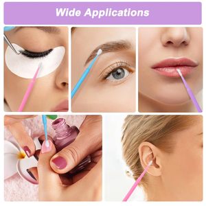 Applicateur de micro-pointe à tête longue jetable bon marché dentaire pour cils/micro-brosse - Product Image 4