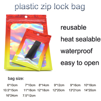 Bolsas de Embalaje para Joyería con Logotipo Personalizado, Selladas por Tres Lados, de PET+AL, Resellables con Láser, Bolsas Planas de Aluminio con Cierre Hermético