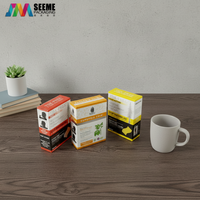 Boîtes en carton personnalisées imprimées pour la vente au détail, emballages en papier pour bonbons, thé, café, barres énergétiques, barres chocolatées