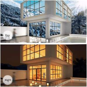 ฟิล์มกระจกมองทางเดียว ป้องกันการระเบิด ฟิล์ม PET ติดด้วยตนเอง ตกแต่งทันสมัย ฉนวนกันความร้อน ฟิล์มสะท้อนแสงสำหรับอาคาร - Product Image 6