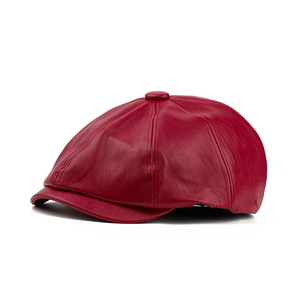 Vente en gros de <span class=keywords><strong>casquette</strong></span> gavroche d'hiver personnalisée chapeau de cowboy Gatsby <span class=keywords><strong>casquette</strong></span> de papa <span class=keywords><strong>casquette</strong></span> plate à carreaux vintage 8 panneaux chapeaux de lierre en <span class=keywords><strong>cuir</strong></span> pour hommes - Product Image 4
