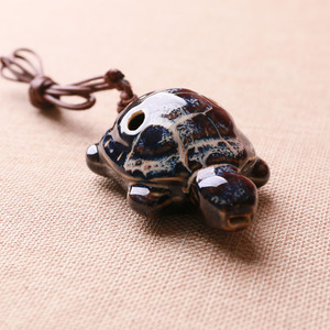 Ocarina Music-<span class=keywords><strong>instrument</strong></span> <span class=keywords><strong>de</strong></span> musique à 6 trous pour débutant, en porcelaine, forme <span class=keywords><strong>de</strong></span> tortue, moyen, facile à transporter - Product Image 4