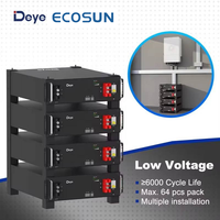 Batterie de stockage d'énergie solaire domestique semi-solide LiFePO4 Deye 2025 Nouvelle Arrivée SE-G5.1 Pro-B 100Ah 51.2V 5.12KWh 6000 Cycles