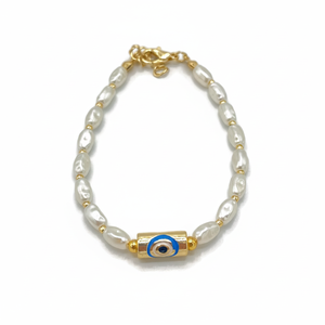 Pulsera de perlas con cuentas de ojo malvado - Product Image 2