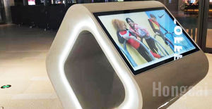 Oem مخصصة لافتات معدنية متعددة الألوان مع إطار إلكتروني ليد حروف اسم الشعار لمبنى المتاجر المربعة - Product Image 3