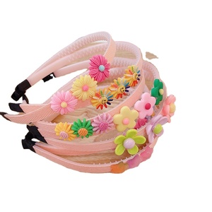 Accesorios para el cabello para niños linda princesa diadema bebé <span class=keywords><strong>flor</strong></span> clip de pelo para niña sombreros antideslizantes - Product Image 1