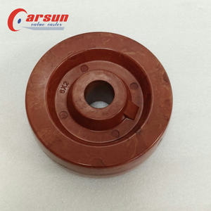 Roue en résine phénolique robuste Carsun de 6 pouces, roulement à rouleaux industriel, machinerie de construction et minière, diamètre 50 mm, résistante à l'usure - Product Image 4