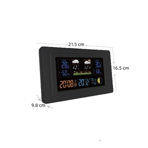 Tùy chỉnh thông minh đồng hồ báo thức <span class=keywords><strong>LED</strong></span> hiển thị Trạm thời tiết trong nhà và ngoài trời Trạm thời tiết kỹ thuật số - Product Image 2