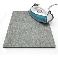 Tapis de repassage en feutre de laine chinois les plus vendus, 100 % laine, écologiques, portables, gris