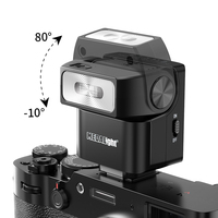 Flash Speedlite Mini Profesional Medalight F2S con Control Remoto Inalámbrico y Sincronización de Alta Velocidad para Leica/Sony/ZV1/ZVE10/Fuji X-T5/X-M5