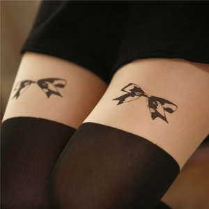 Mulheres Sexy Collants Meninas Meias Gato Padrão Imprimir Cartoon Silk Pantyhose 100% Nylon - Product Image 3