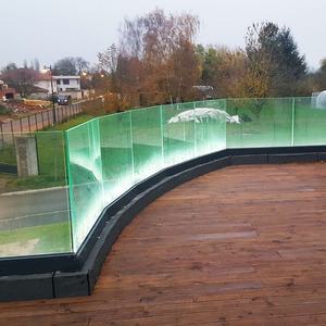 Barandillas <span class=keywords><strong>de</strong></span> Aluminio en Forma <span class=keywords><strong>de</strong></span> U <span class=keywords><strong>para</strong></span> Interiores <span class=keywords><strong>de</strong></span> Hoteles, Barandillas <span class=keywords><strong>para</strong></span> Escaleras, Pasamanos, Perfil en U y Barandillas <span class=keywords><strong>de</strong></span> Vidrio <span class=keywords><strong>para</strong></span> Terrazas Exteriores - Product Image 5