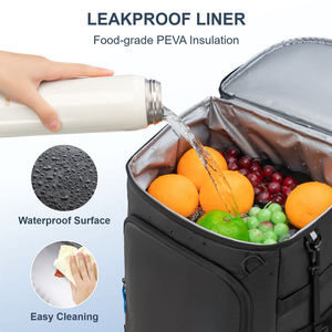 กระเป๋าเป้สะพายหลังเก็บความเย็นสำหรับใส่อาหารกลางวันเก็บความร้อนไวน์สำหรับปิกนิกสามารถใส่เบียร์ตั้งแคมป์กันน้ำได้ - Product Image 4