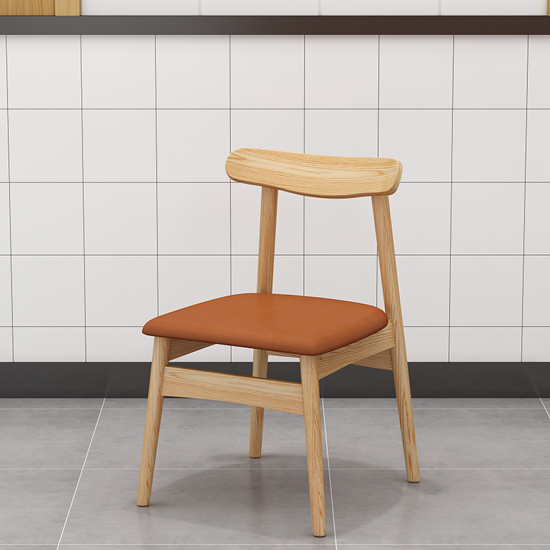 Silla de comedor de madera maciza 2