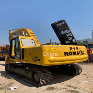 รถขุดดิน Komatsu PC200-6/PC200-7ขนาดเล็กอุปกรณ์ก่อสร้างมือสอง20Ton ตีนตะขาบ - Product Image 2