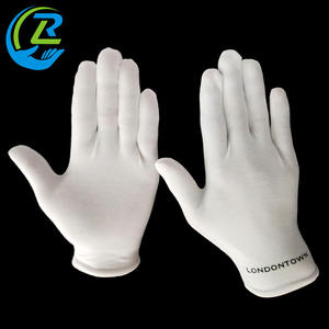 Guanti in Cotone Elasticizzato Bianco per Spa, Idratanti e Lenitivi per Eczema, Produzione Cinese - Product Image 5