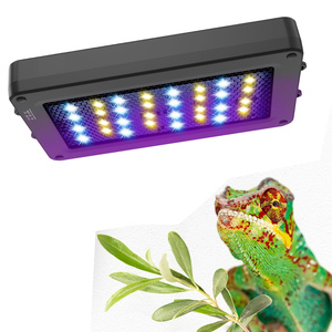 Lámpara LED UVA UVB <span class=keywords><strong>para</strong></span> Reptiles Channi con Regulación de Intensidad y 4 Modos de Iluminación, Lámpara LED con Temporizador <span class=keywords><strong>para</strong></span> Tortugas y Lagartos - Product Image 1