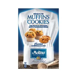 2 Bags Of High Quality 100% Natural MUFFINS COOKIES Ideal For Professional Uses Made In Italy Ready For Shipping