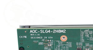 Carte adaptateur de lecteur SSD double M.2 RAID PCIe Gen4 AOC SLG4 2H8M2 - Product Image 5