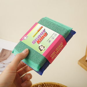 Vật tư vệ sinh nhà bếp bán buôn, miếng chà rửa chén bằng lưới không kim loại, miếng bọt biển chà rửa không trầy xước - Product Image 1