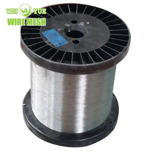 316L 0.018MM Stainless Steel Soft Glossy Wire Woven Stainless Steel Braided Wire For Spinning Yarn