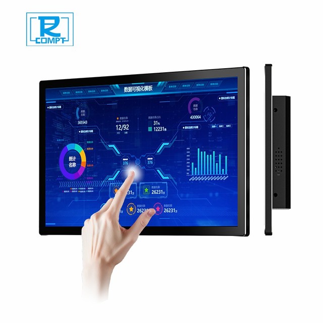 Custom 17 Inch Industrial Panel PC with Touch Screen Intel I3I5I7 J6412 J4125 J1900 Windows Vesa Manufacture