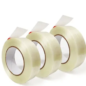 50M Free Sample Packing Wrapping Glass Fiber Reinforced Mono Filament Tape For Circket Bat