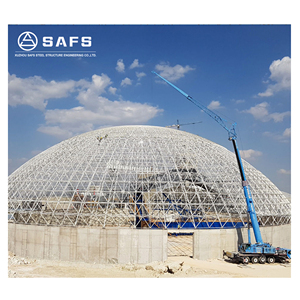 Structure en acier Avantages Ventes Dôme En Vrac <span class=keywords><strong>Bac</strong></span> de Stockage De Charbon Hangar - Product Image 3