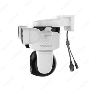 CS621FR กล้องรักษาความปลอดภัย4เลนส์ WiFi PTZ 12MP 4ดวงกลางแจ้ง360 ° วิว Ai การตรวจจับมนุษย์ IP66กันน้ำที่เก็บข้อมูลบนคลาวด์ - Product Image 6