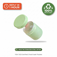 Boîte à thé matcha personnalisée 30g - Boîtes à thé en métal rondes de petite taille de qualité alimentaire, emballage en gros avec couvercle hermétique
