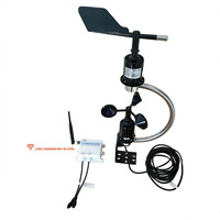 Sensor Anemómetro Industrial para Monitoreo de Flujo de Aire, con Salida Digital RS485, IP65 para Exteriores, con Pantalla LED y Alarma