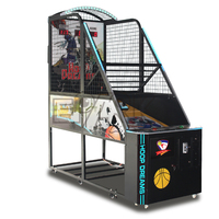 Machine de basket-ball portable, jeu à pièces, pour borne d'arcade, tir pour parc d'attractions