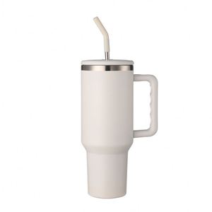40oz H3.0 <b>Handle</b> <b>Travel</b> Car Tumbler Vacuum <b>Mug</b> Lid Straw Non-Slip Base OEM ODM Custom Color - Product Image 2