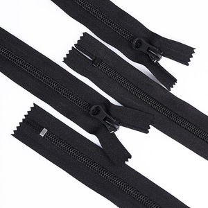 Cho dây kéo 3 #5 #7 #8 #10 # ban đầu màu đen Nylon dài chuỗi tự động khóa cuộn dây kéo Close-end/mở-end DTM nhuộm phù hợp - Product Image 5