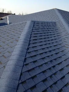 Carreau <span class=keywords><strong>bitumineux</strong></span> coloré de bardeaux d'asphalte de conception industrielle tuile de membrane imperméable de toit - Product Image 5
