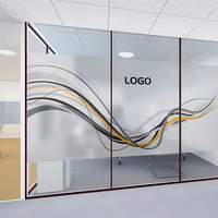 Wasserdichte PVC Selbstklebende Mattierte Aufkleber Glas-Fenster Sichtschutzfolie für Schlafzimmer Badezimmer Büro Dekoration