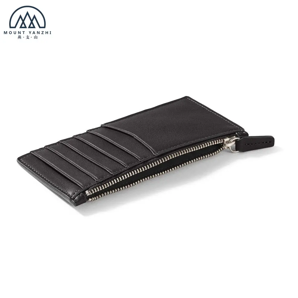 Fashion Long Slim Nappa Genuine Leather Card Holder Wallet For Women