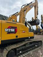 Excavadora SANY SY215C Usada con Gran Fuerza de Excavación |   Excavadora de cadenas de 21.9 toneladas con cucharón de 0.93m³ para trabajos pesados