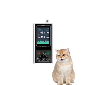 SAFVET CA10M <span class=keywords><strong>Monitor</strong></span> <span class=keywords><strong>Capnography</strong></span> Co2 dokter hewan ETCO2 Spo2 dengan knotografi - Product Image 5