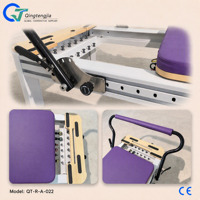 Lit de Pilates Reformer en alliage d'aluminium avec ressorts, machine professionnelle d'entraînement du tronc pour studio de gym
