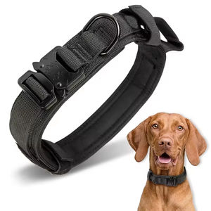 Collier de dressage pour chien en métal robuste de haute qualité, collier et laisse pour grands chiens, collier tactique pour chien - Product Image 6